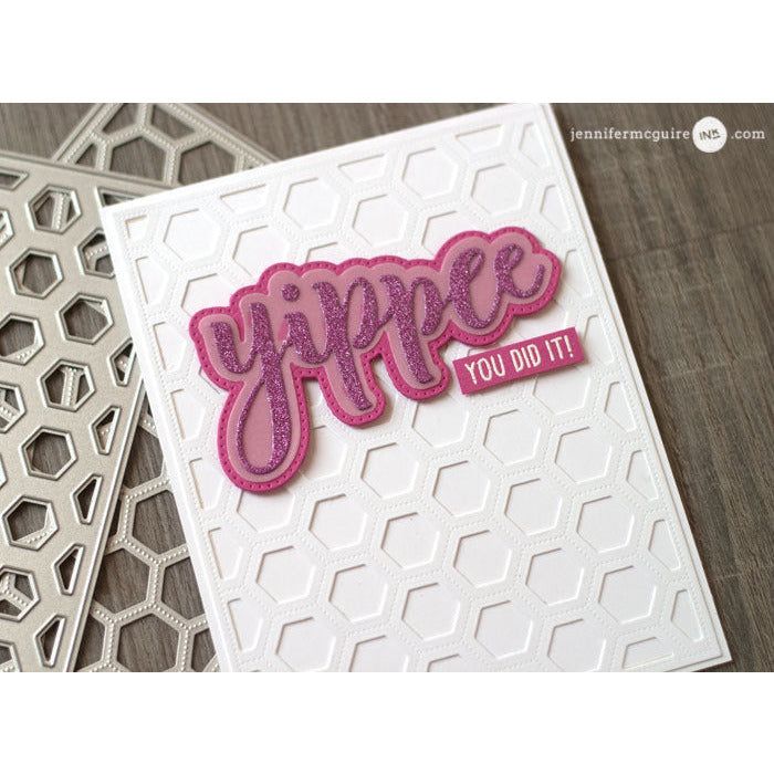 Hexagon Cover Plate Base - Honey Cuts - Stand - Alone Dies - Retiring - Honey Bee Stamps