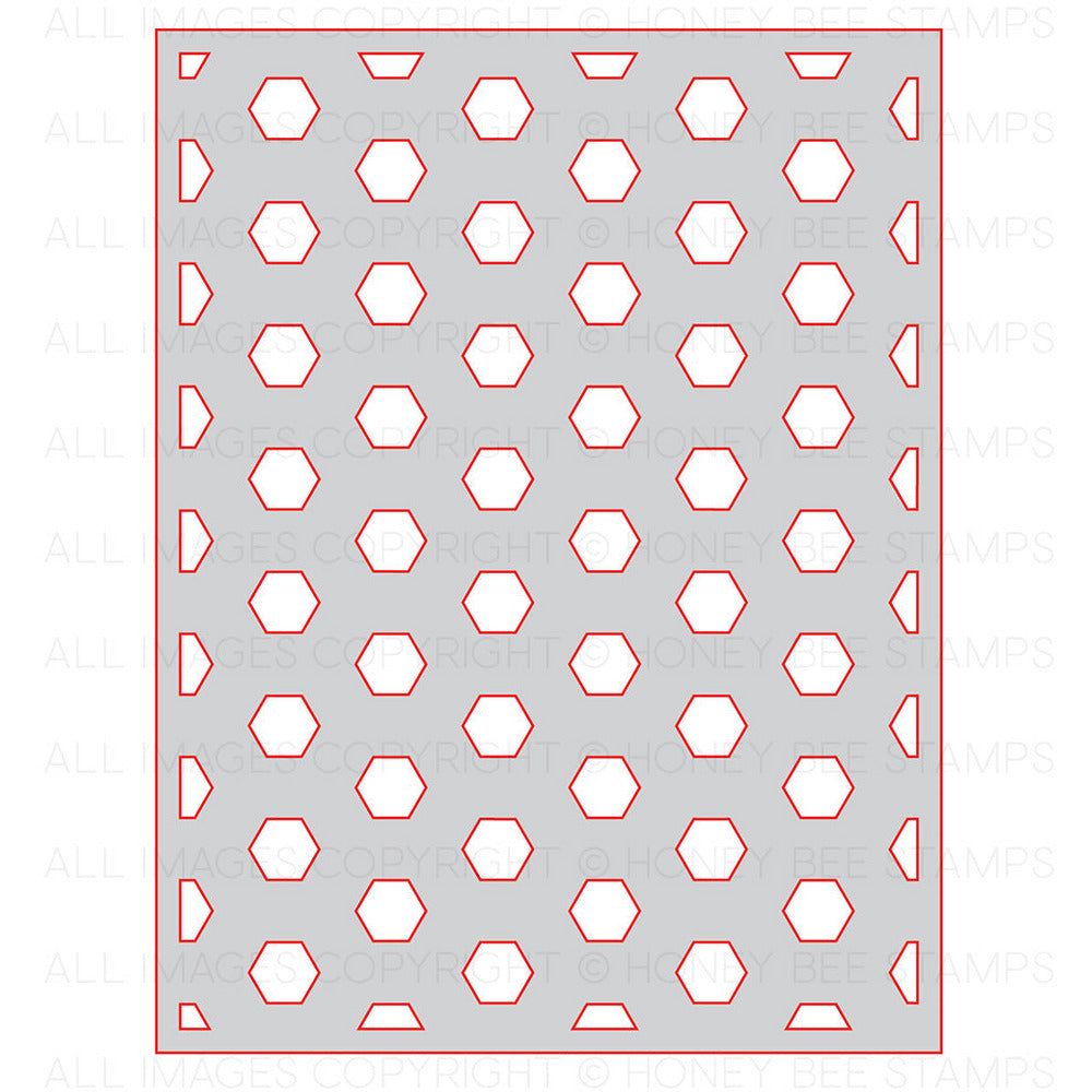 Hexagon Cover Plate Base - Honey Cuts - Stand - Alone Dies - Retiring - Honey Bee Stamps