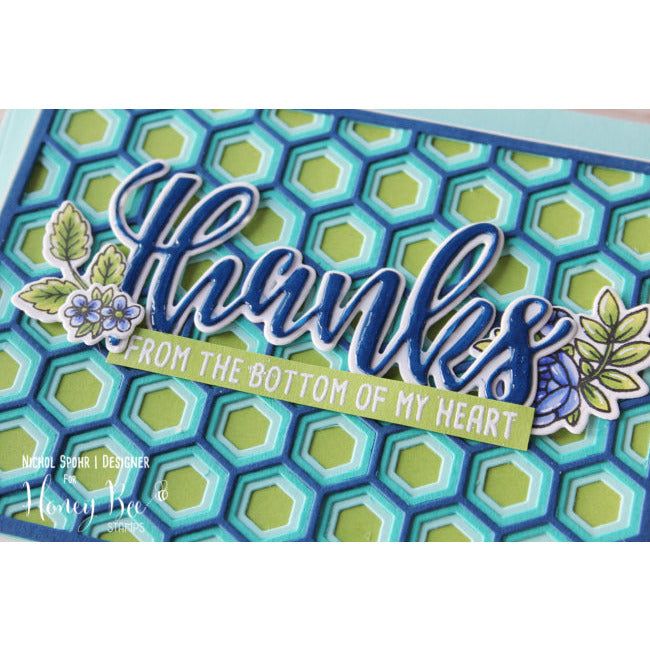 Hexagon Cover Plate Base - Honey Cuts - Stand - Alone Dies - Retiring - Honey Bee Stamps