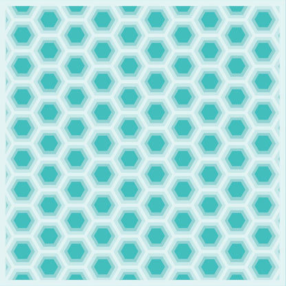 Hexagon Layering - Set of 3 Background Stencils - Honey Bee Stamps