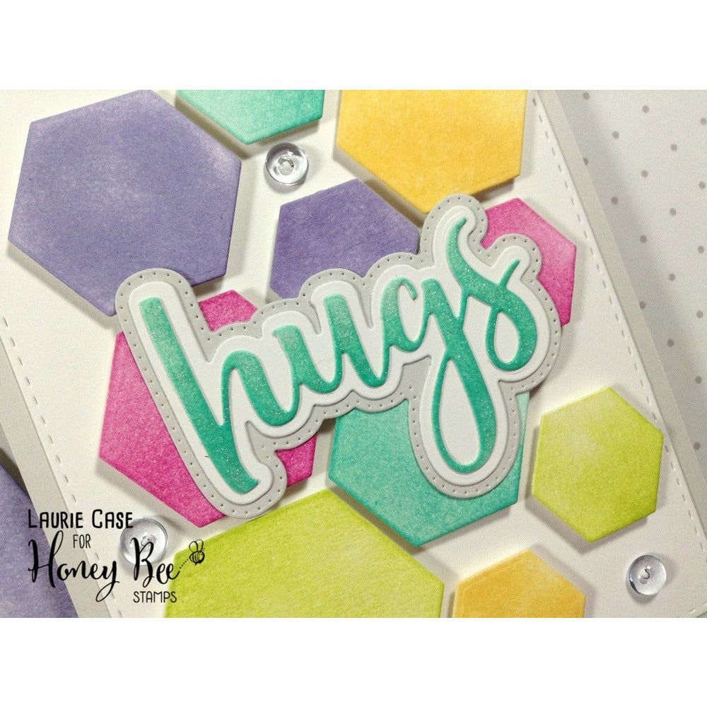 Hexagon Solid Stack - Honey Cuts - Stand - Alone Dies - Retiring - Honey Bee Stamps