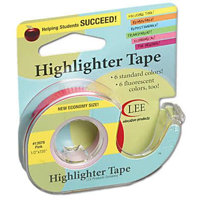 Highlighter Tape - Fluorescent Pink .5" x 720" - Honey Bee Stamps