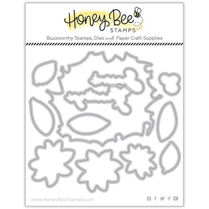 Holiday Wreath - Honey Cuts - Coordinating Dies - Retiring - Honey Bee Stamps