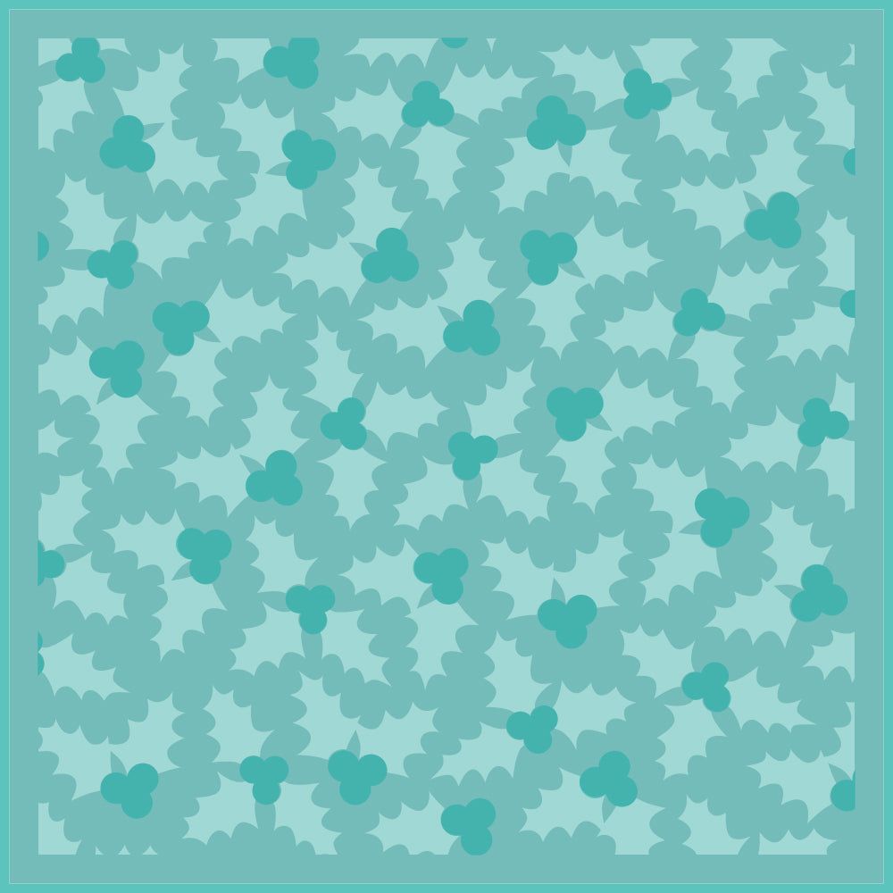 Holly and Berries - Set of 2 - 6"x6" Layering Stencils - Retiring - Honey Bee Stamps