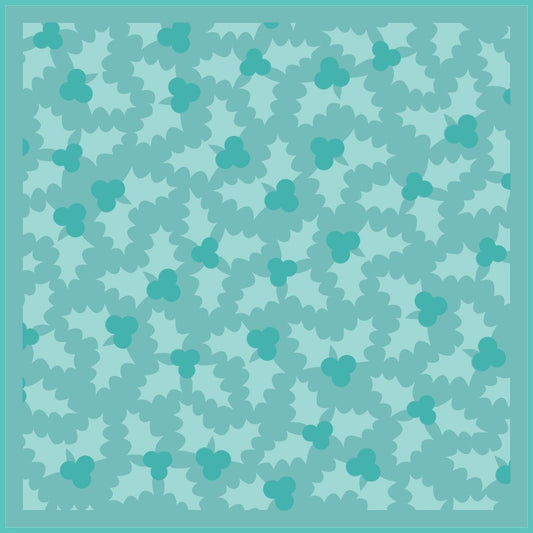 Holly and Berries - Set of 2 - 6"x6" Layering Stencils - Retiring - Honey Bee Stamps