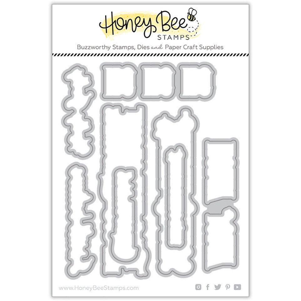 Holly Jolly Background - Honey Cuts - Coordinating Dies - Honey Bee Stamps