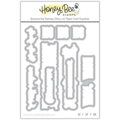 Holly Jolly Background - Honey Cuts - Coordinating Dies - Honey Bee Stamps