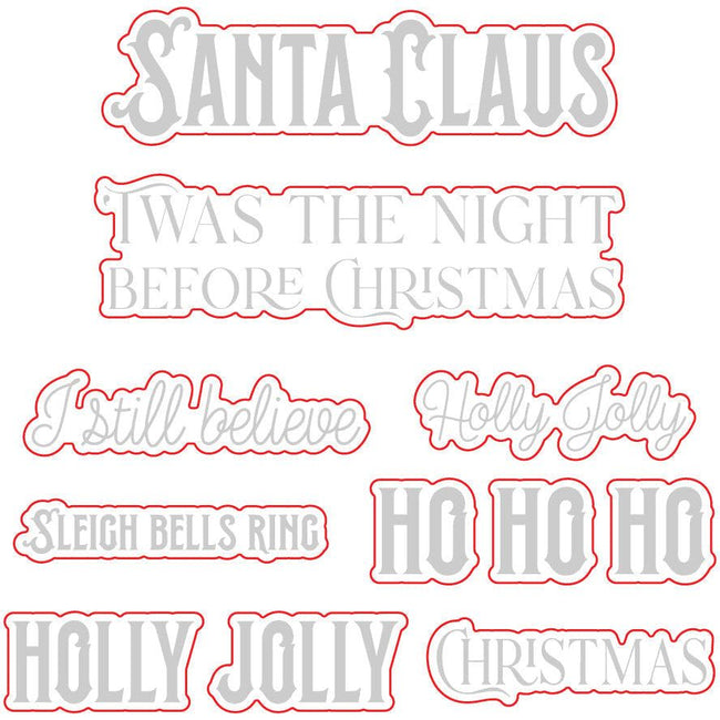 Holly Jolly Background - Honey Cuts - Honey Bee Stamps