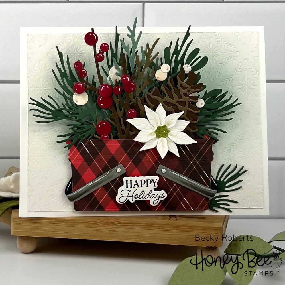 Home For The Holidays - 4x5 Stamp Set - Honey Bee Stamps