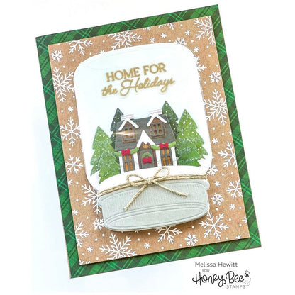 Home For The Holidays - 4x5 Stamp Set - Honey Bee Stamps