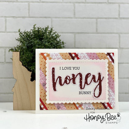 Honey - 4x4 Photopolymer Stamp Set - Retiring - Honey Bee Stamps