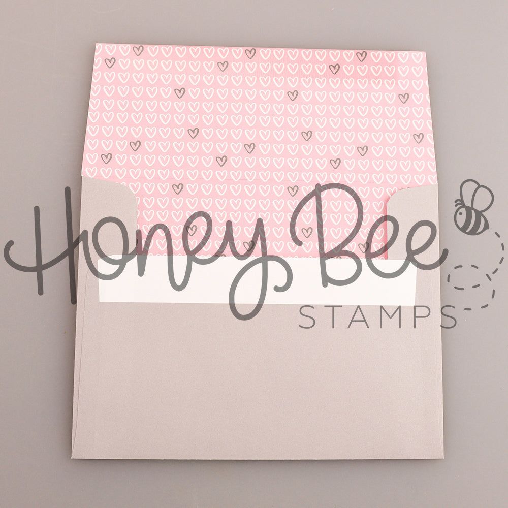 Honey Bee A2 Envelopes 8pk - Love Letters - Retiring - Honey Bee Stamps