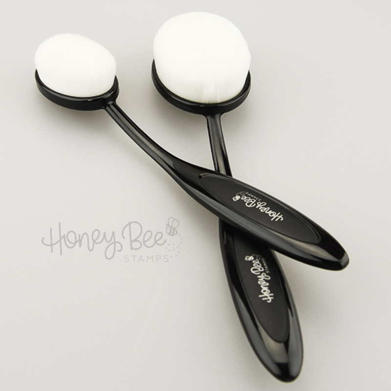Honey Bee Background Blender Brushes - Set of 2 Large - Honey Bee Stamps