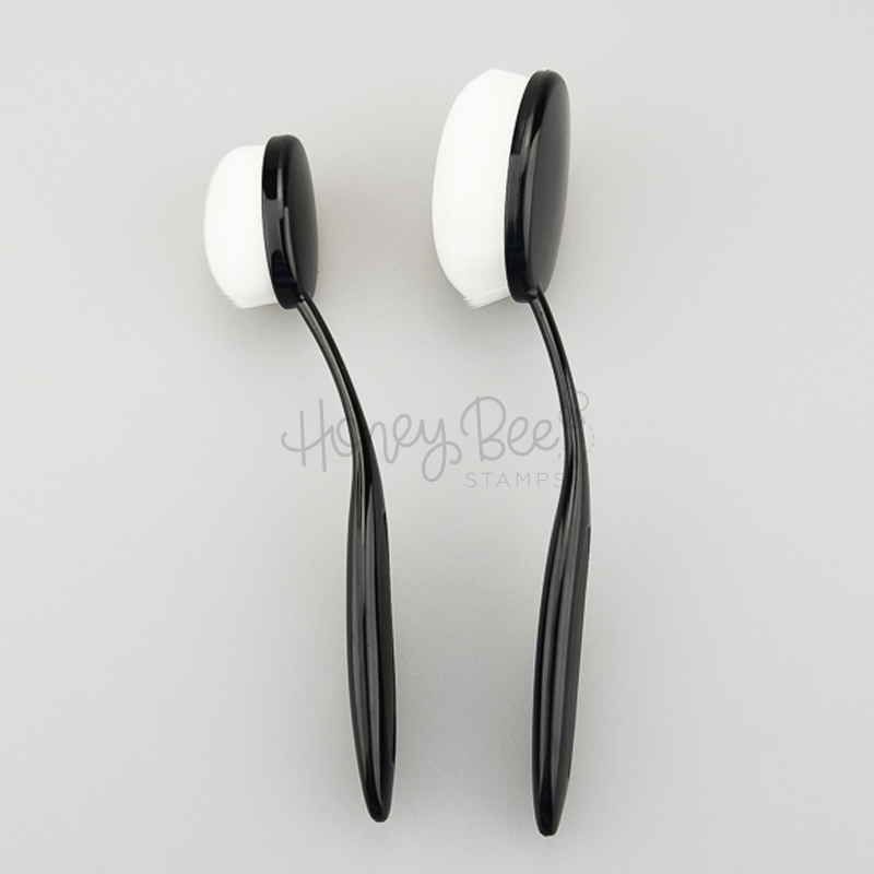 Honey Bee Background Blender Brushes - Set of 2 Large - Honey Bee Stamps