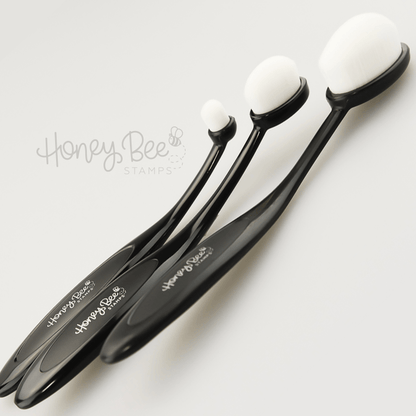 Honey Bee Detail Blender Brushes - Set of 3 Small Blending Brushes - Honey Bee Stamps