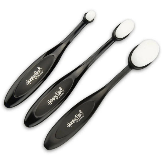 Honey Bee Detail Blender Brushes - Set of 3 Small Blending Brushes - Honey Bee Stamps