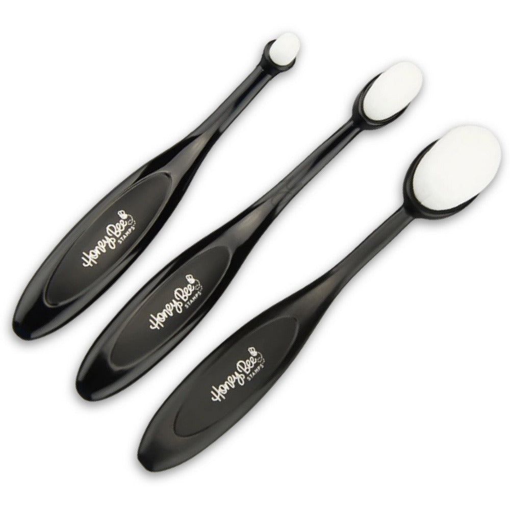 Honey Bee Detail Blender Brushes - Set of 3 Small Blending Brushes - Honey Bee Stamps