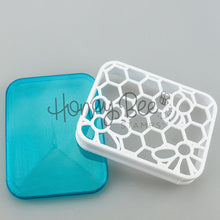 Honey Bee Shammy Case - White and Teal - Honey Bee Stamps
