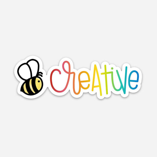 Honey Bee Sticker - Creative Rainbow - Retiring - Honey Bee Stamps