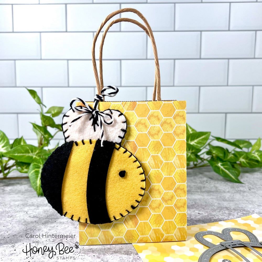 Honey Bee Stitching Die - Honey Cuts - Retiring - Honey Bee Stamps