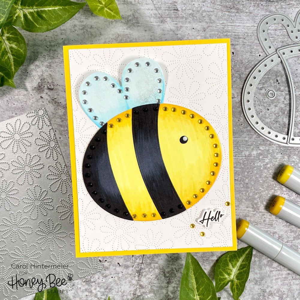 Honey Bee Stitching Die - Honey Cuts - Retiring - Honey Bee Stamps