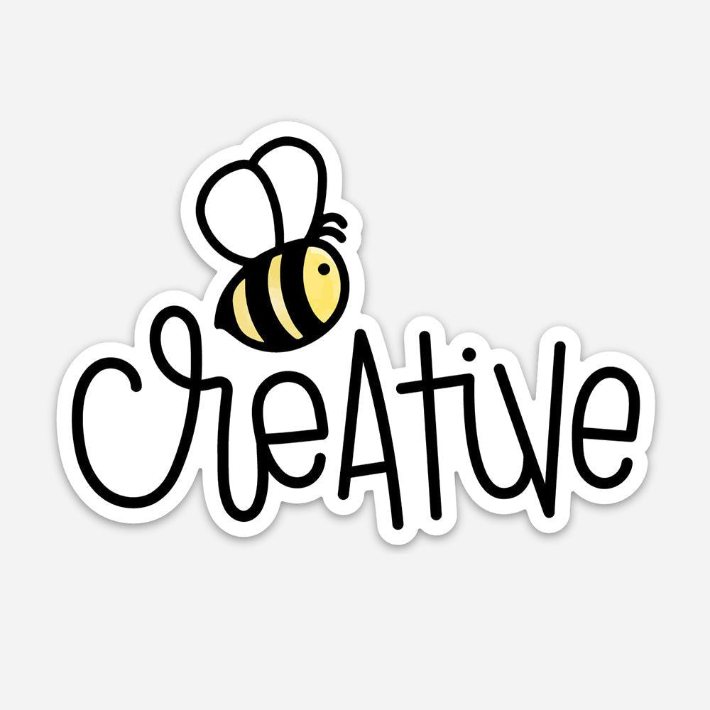 Honey Bee Vinyl Sticker - Bee Creative - Retiring - Honey Bee Stamps