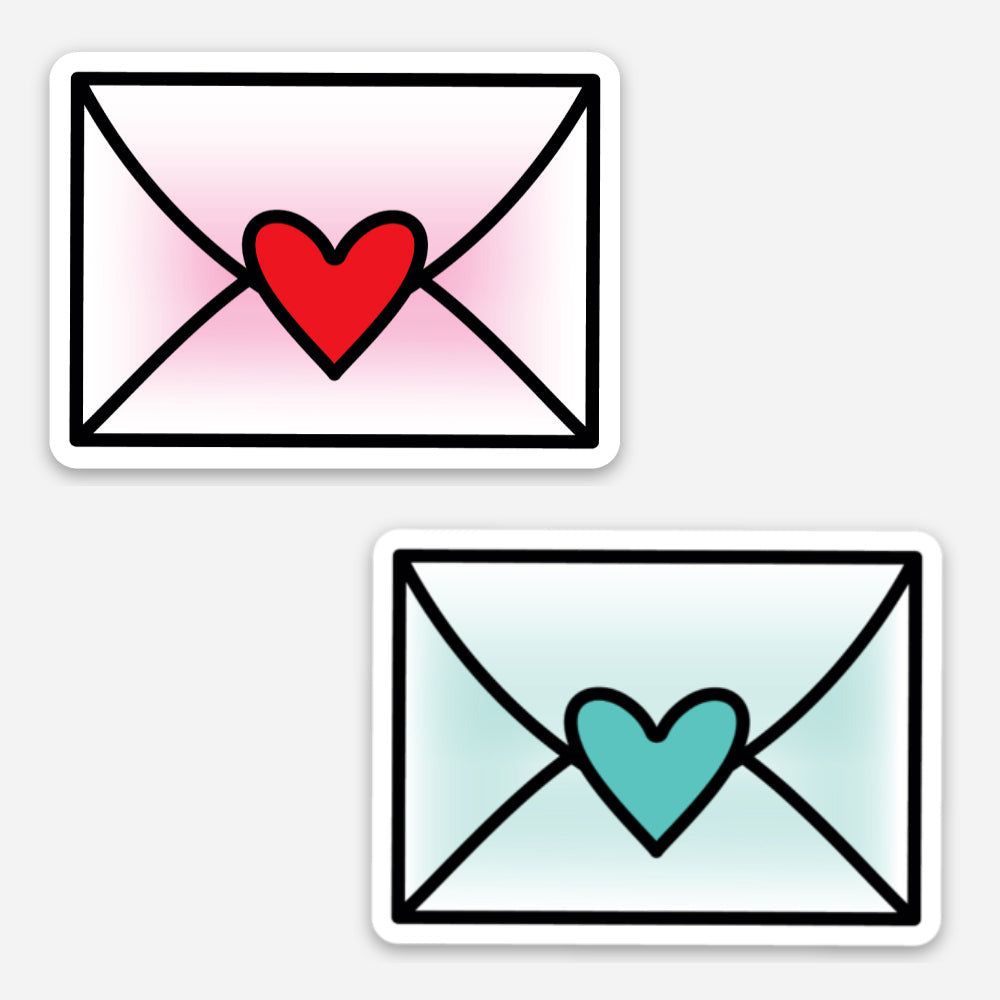 Honey Bee Vinyl Stickers Set of 2 - Love Letters - Retiring - Honey Bee Stamps