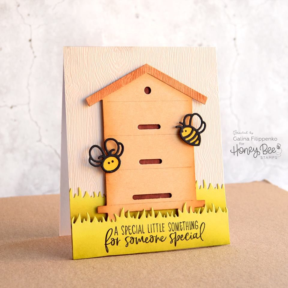 Honey Bees Paper Piecing - Honey Cuts - Stand - Alone Dies - Honey Bee Stamps