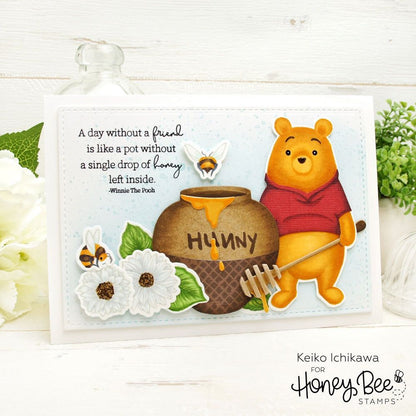 Honey Jar Paper Piecing - Honey Cuts - Honey Bee Stamps