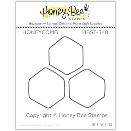 Honeycomb - 2x2 Photopolymer Stamp Set - Retiring - Honey Bee Stamps