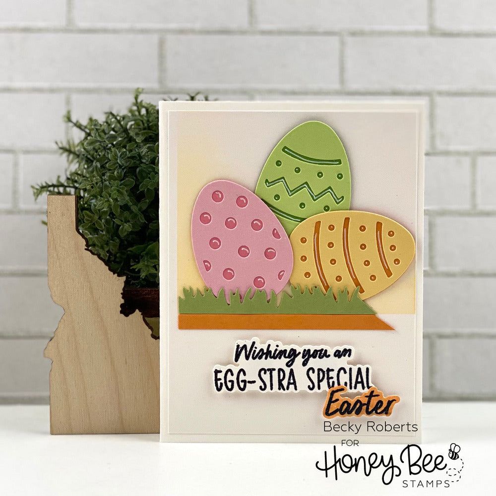 Hoppy Easter - 6x6 Photopolymer Stamp Set - Honey Bee Stamps