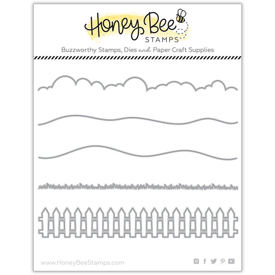 Horizon Slimline Borders - Honey Cuts - Honey Bee Stamps