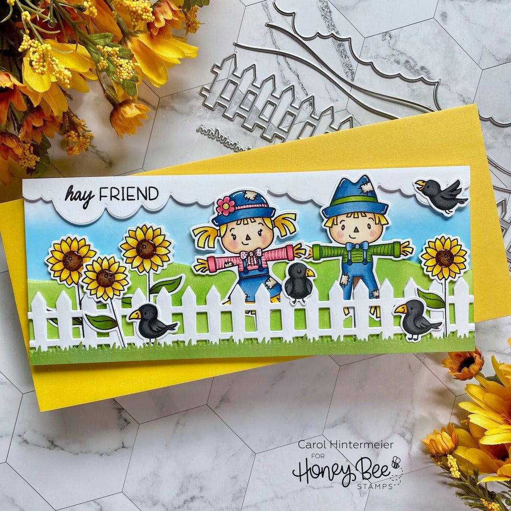 Horizon Slimline Borders - Honey Cuts - Honey Bee Stamps