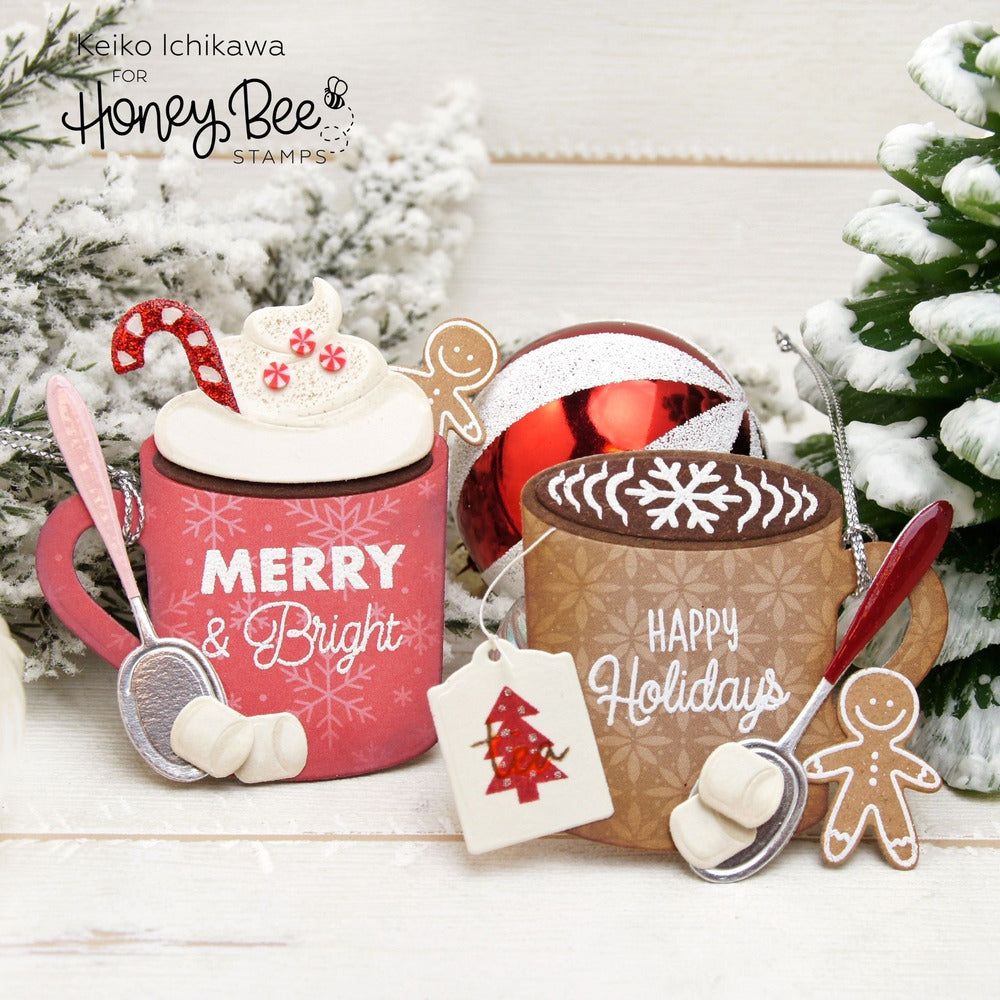 Hug In A Mug - 4x4 Photopolymer Stamp Set - Honey Bee Stamps