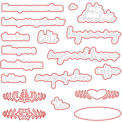 Hug In A Mug - Honey Cuts - Coordinating Dies - Honey Bee Stamps