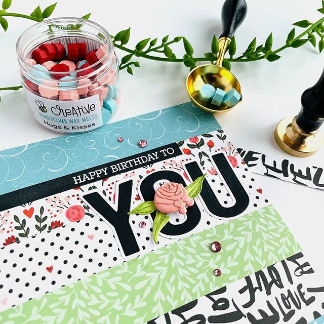 Hugs and Kisses Gem Stickers - 210 Count - Honey Bee Stamps