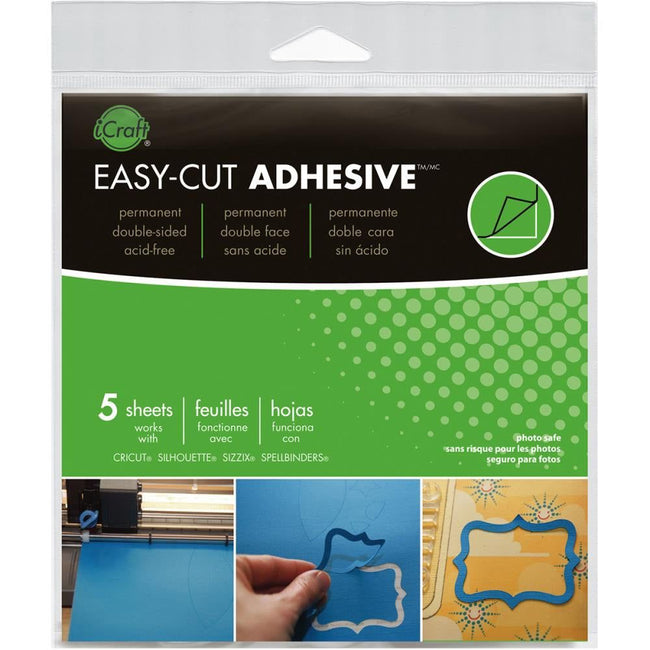 iCraft Easy-Cut Adhesive 5.75"x5.75" - 5 Sheets - Honey Bee Stamps