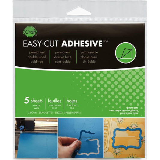 iCraft Easy - Cut Adhesive 5.75"x5.75" - 5 Sheets - Honey Bee Stamps