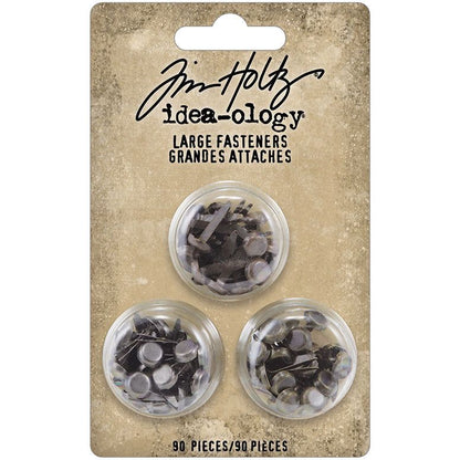 Idea - Ology Metal Large Fastener Brads 90 pieces 0.54" x 0.24” - Honey Bee Stamps