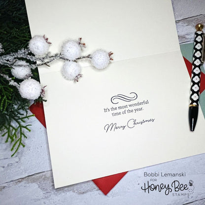 Inside: Holiday Sentiments - Honey Cuts - Coordinating Dies - Honey Bee Stamps