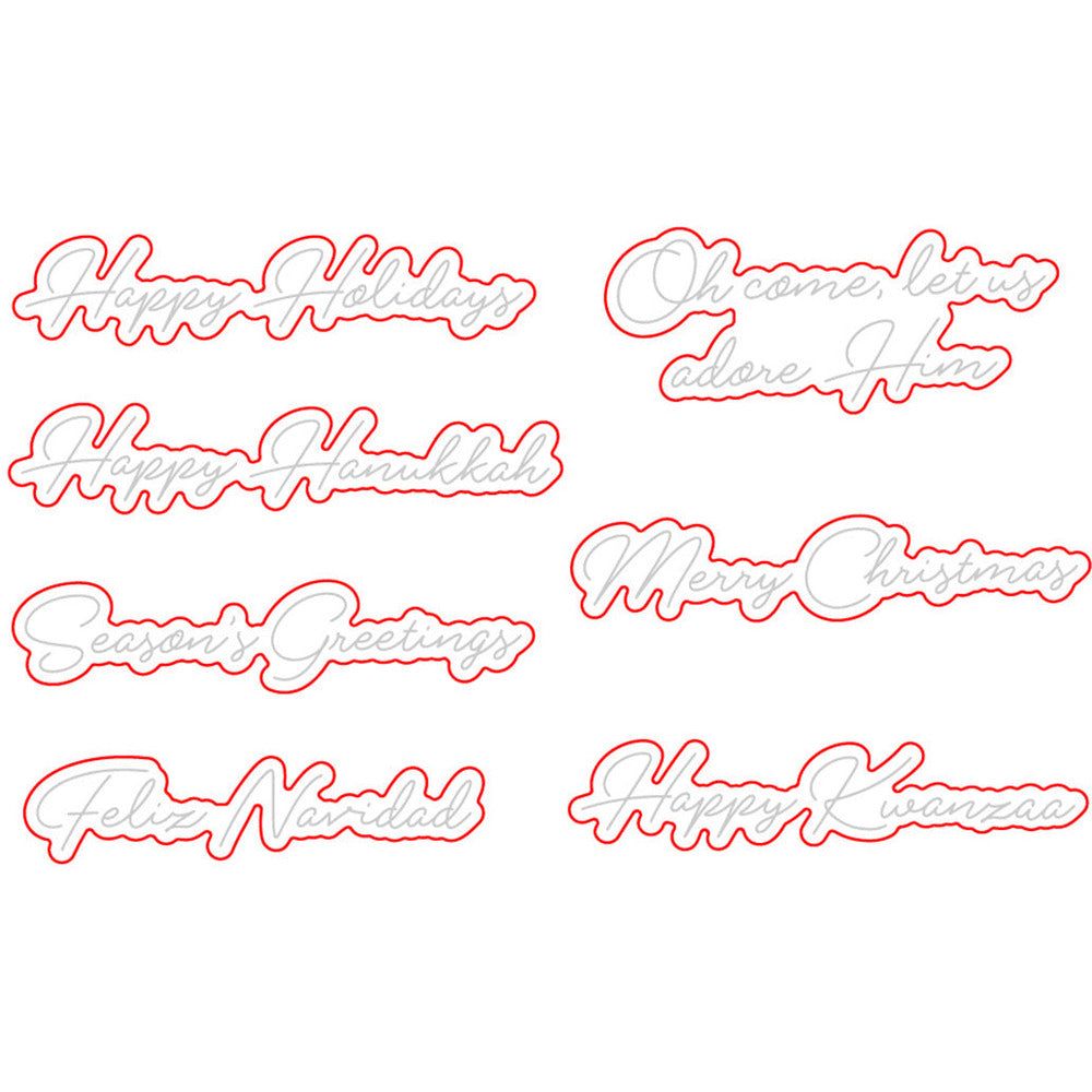 Inside: Holiday Sentiments - Honey Cuts - Coordinating Dies - Honey Bee Stamps