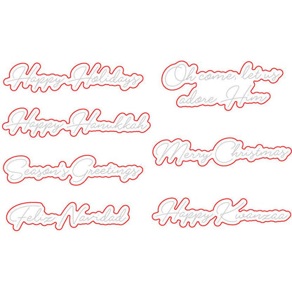 Inside: Holiday Sentiments - Honey Cuts - Coordinating Dies - Honey Bee Stamps