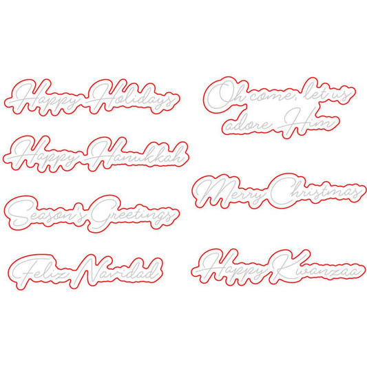 Inside: Holiday Sentiments - Honey Cuts - Coordinating Dies - Honey Bee Stamps