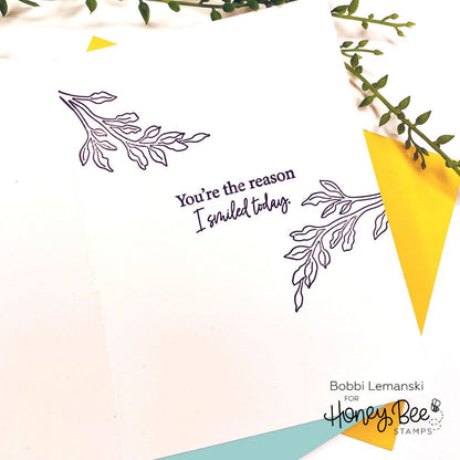 Inside: Kindness Sentiments - 6x8 Photopolymer Stamp Set - Honey Bee Stamps