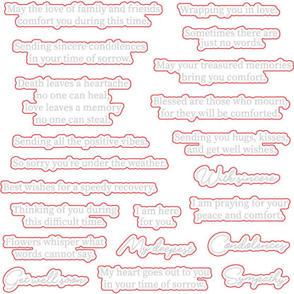 Inside Sentiments: Comfort - Honey Cuts - Coordinating Dies - Honey Bee Stamps