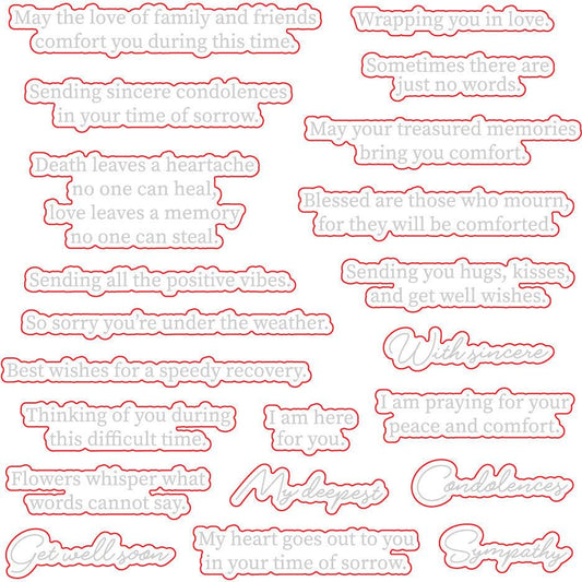 Inside Sentiments: Comfort - Honey Cuts - Coordinating Dies - Honey Bee Stamps