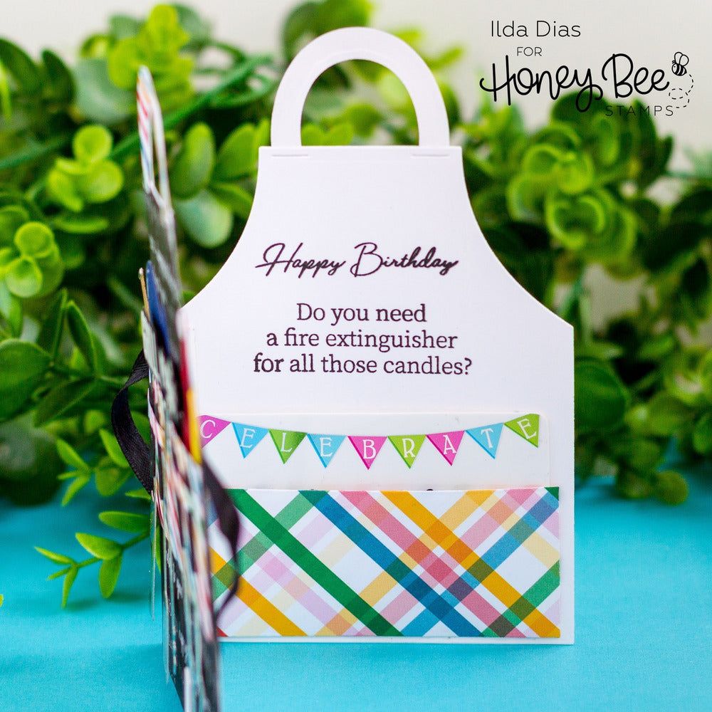 Inside: Snarky Birthday Sentiments - 4x6 Stamp Set - Honey Bee Stamps