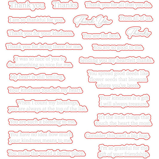 Inside: Thankful Sentiments - Honey Cuts - Coordinating Dies - Honey Bee Stamps