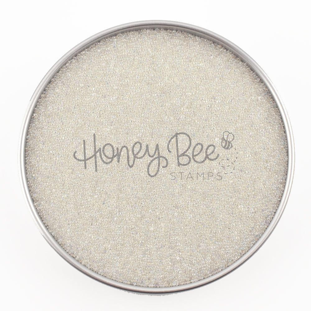 Iridescent - Tiny Bubbles No Hole Glass Beads - Honey Bee Stamps