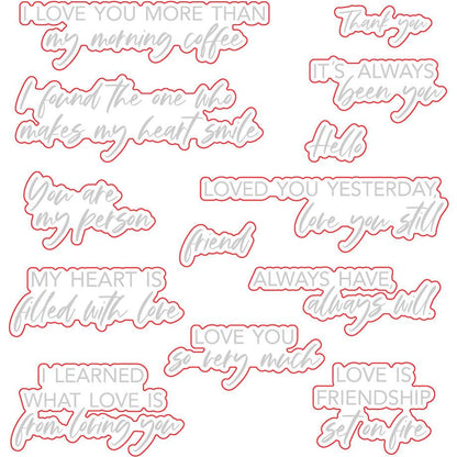 It's Always Been You - Honey Cuts - Coordinating Dies - Honey Bee Stamps